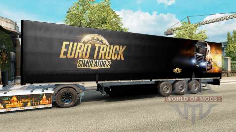 Сборник скинов на полуприцепы для Euro Truck Simulator 2