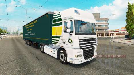 Скин Jeffrys Haulage на тягачи для Euro Truck Simulator 2