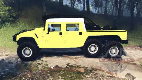 Hummer H1 6x6 Raptor v3.0 для Spin Tires