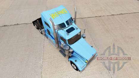 Скин Werner на тягач Kenworth W900 для American Truck Simulator