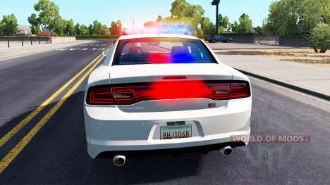 Dodge Charger Police в траффике для American Truck Simulator
