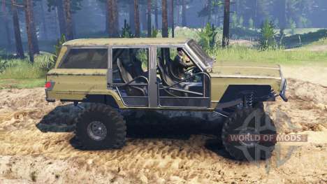 Jeep Wagoneer 1978 [without doors] для Spin Tires