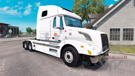 Скин Daybreak Express на тягач Volvo VNL 670 для American Truck Simulator