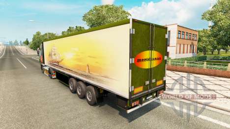 Скин Meridianas на полуприцеп для Euro Truck Simulator 2
