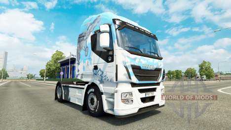 Скин Klanatrans v2.0 на тягач Iveco для Euro Truck Simulator 2
