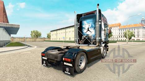 Скин MJBulls на тягач Scania для Euro Truck Simulator 2