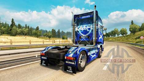 Скин Dub Step на тягач Scania для Euro Truck Simulator 2