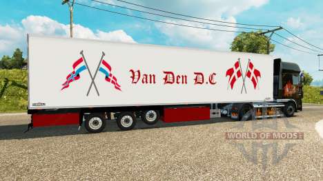 Полуприцеп-рефрижератор Chereau Van Den D.C. для Euro Truck Simulator 2