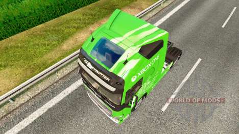 Скин Xbox One на тягач Volvo для Euro Truck Simulator 2