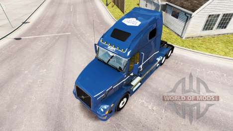 Скин Canada Cartage на тягач Volvo VNL 670 для American Truck Simulator
