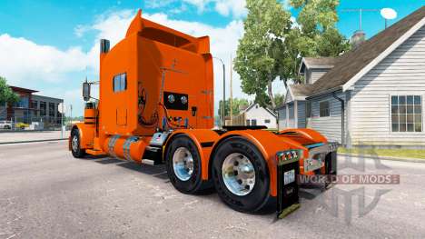 Скин YRC Freight на тягач Peterbilt 389 для American Truck Simulator