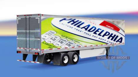 Скин Philadelphia на полуприцеп для American Truck Simulator