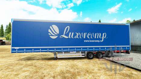 Шторный полуприцеп Luxorcomp для Euro Truck Simulator 2
