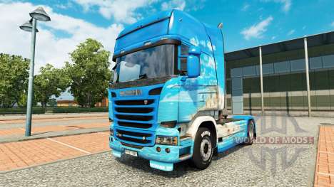 Скин Klanatranas на тягач Scania для Euro Truck Simulator 2