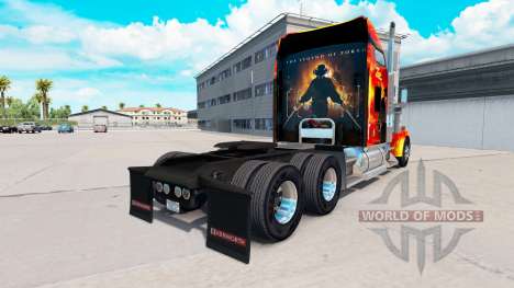 Скин Zorro на тягач Kenworth W900 для American Truck Simulator