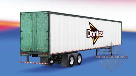 Скин Doritos на полуприцеп для American Truck Simulator