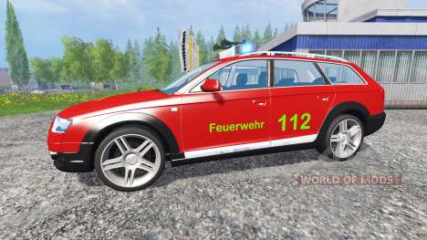 Audi A6 (C6) Avant [feuerwehr] для Farming Simulator 2015