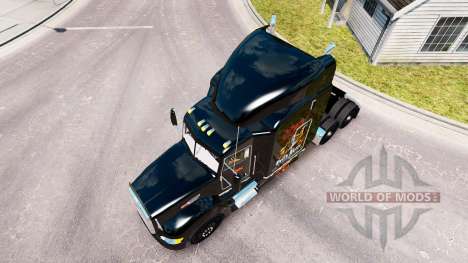 Скин AC-DC на тягач Peterbilt 386 для American Truck Simulator