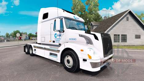 Скин Celadon на тягач Volvo VNL 670 для American Truck Simulator