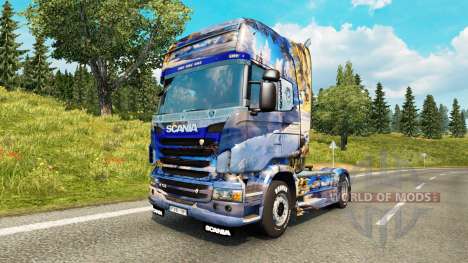 Скин Winter на тягач Scania для Euro Truck Simulator 2
