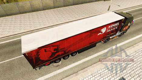 Шторный полуприцеп Kogel maxx для Euro Truck Simulator 2