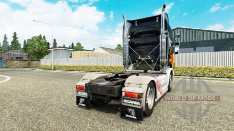 Скин Red Bull на тягач Scania для Euro Truck Simulator 2