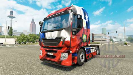 Скин Chile Copa 2014 на тягач Iveco для Euro Truck Simulator 2