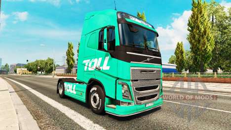 Скин Toll на тягач Volvo для Euro Truck Simulator 2