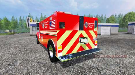 U.S Fire tanker для Farming Simulator 2015