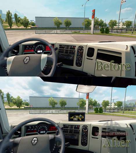 GPS-навигатор для Renault для Euro Truck Simulator 2