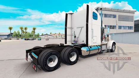 Скин XPO Logistics на тягач Freightliner Classic для American Truck Simulator