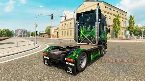 Скин ArtWorks на тягач Scania для Euro Truck Simulator 2