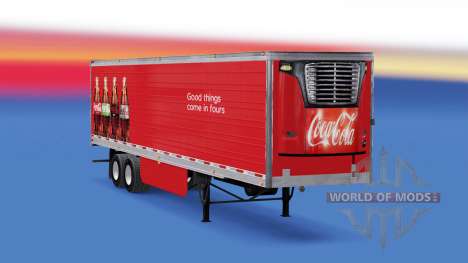 Рефрижераторный полуприцеп Coca-Cola для American Truck Simulator
