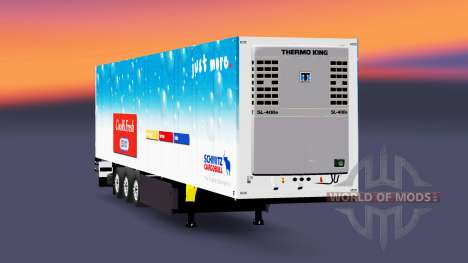 Полуприцеп рефрижераторный Schmitz Cargobull для Euro Truck Simulator 2