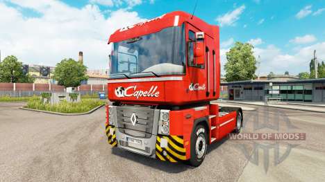 Скин Capelle на тягач Renault для Euro Truck Simulator 2