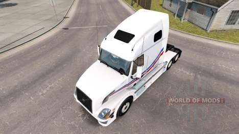 Скин Jacques Auger на тягач Volvo VNL 670 для American Truck Simulator