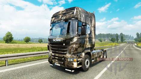 Скин City на тягач Scania для Euro Truck Simulator 2