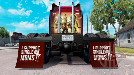 Брызговики I Support Single Moms v1.4 для American Truck Simulator