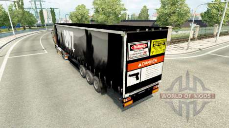 Скин DayZ на полуприцепы для Euro Truck Simulator 2