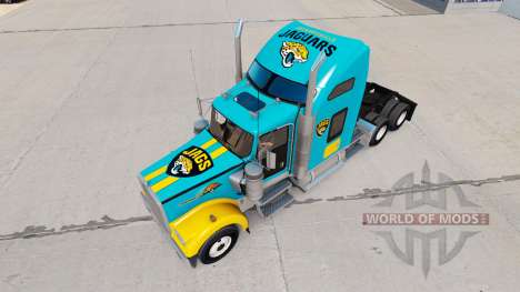 Скины NFL на тягач Kenworth W900 для American Truck Simulator