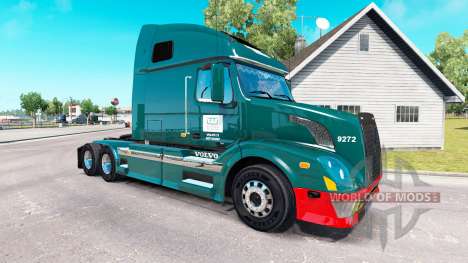 Скин Wilson Trucking на тягач Volvo VNL 670 для American Truck Simulator