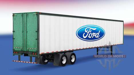 Скин Ford на полуприцеп для American Truck Simulator