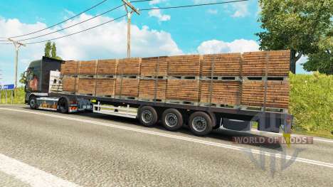 Полуприцеп-платформа Wielton для Euro Truck Simulator 2