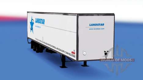 Скин Landstar на полуприцеп для American Truck Simulator