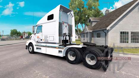 Скин Daybreak Express на тягач Volvo VNL 670 для American Truck Simulator