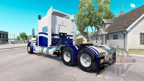 Скин Custom 9 на тягач Peterbilt 389 для American Truck Simulator
