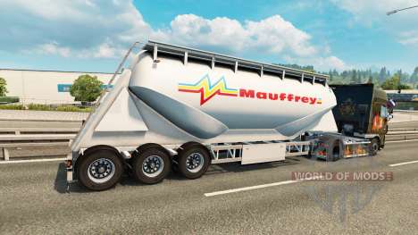 Сборник скинов на цементный полуприцеп для Euro Truck Simulator 2