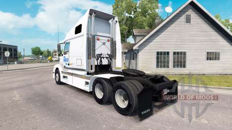 Скин ABCO на тягач Volvo VNL 670 для American Truck Simulator
