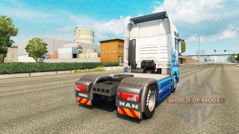 Скин Klanatrans на тягач MAN для Euro Truck Simulator 2