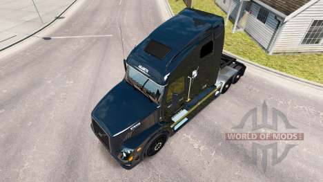Скин Trans West на тягач Volvo VNL 670 для American Truck Simulator